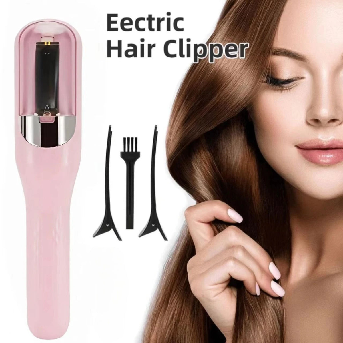 Hair Ends Trimmer Split Remover Dry Damaged Brittle Professional Automatic Trim Split for Women Cordless Hair Cutting Machine