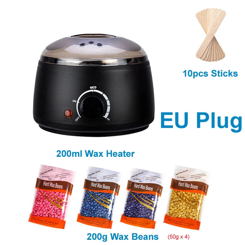 2026 200ML Wax Heater Hot Wax Machine Wax Warmer for Hair Removal Waxing Machine Electric Wax Melting Pot Epilator Quick Heater