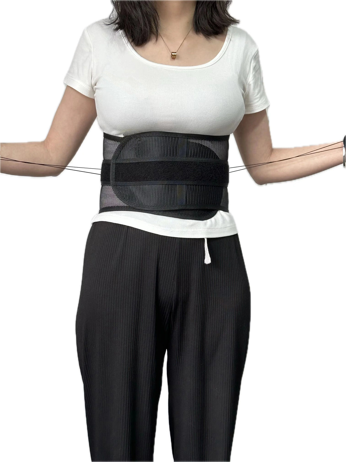 Lumbar Disc Support, Compression Rope Support, Lumbar Support, Men'S and Women'S Breathable Mesh Waist Protection, Adult Gift