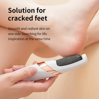 Electric Foot Grinder Portable Replaceable Roller Foot File Pedicure Tool for Heel Dry Dead Skin Callus Removal Home Salon Use