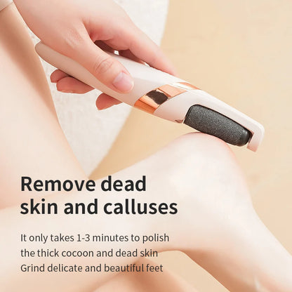 Electric Foot Grinder Portable Replaceable Roller Foot File Pedicure Tool for Heel Dry Dead Skin Callus Removal Home Salon Use