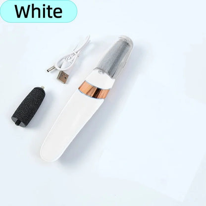 Electric Foot Grinder Portable Replaceable Roller Foot File Pedicure Tool for Heel Dry Dead Skin Callus Removal Home Salon Use