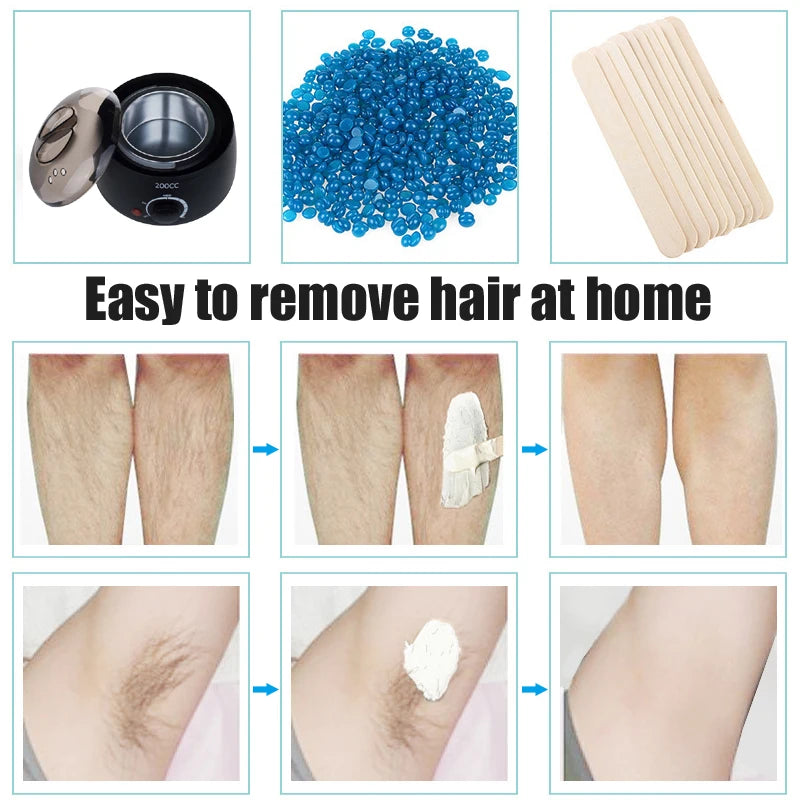 2026 200ML Wax Heater Hot Wax Machine Wax Warmer for Hair Removal Waxing Machine Electric Wax Melting Pot Epilator Quick Heater