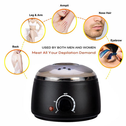 2026 200ML Wax Heater Hot Wax Machine Wax Warmer for Hair Removal Waxing Machine Electric Wax Melting Pot Epilator Quick Heater